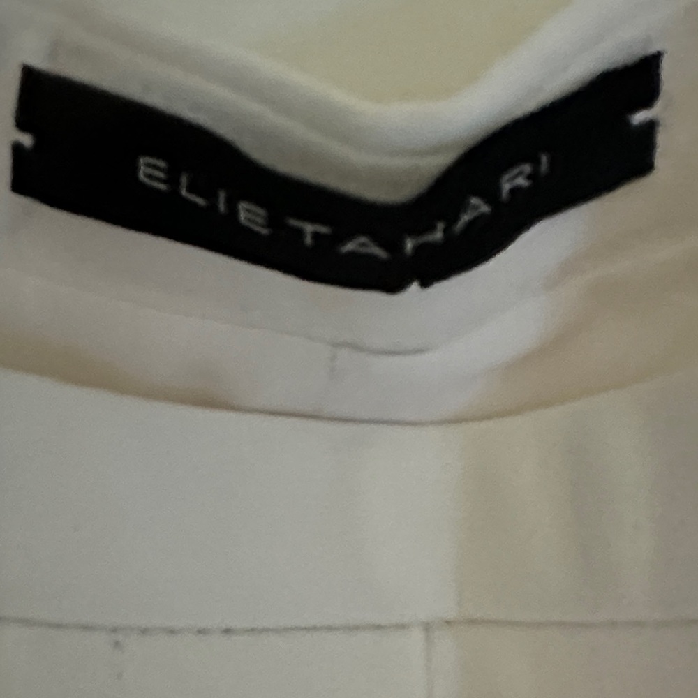 Elie Tahari White Straight Leg Pants - Picture 3 of 7